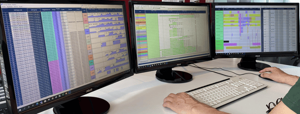 Auftrags-Gantt-Diagramm: Steuerung des Synchronisations-Niveaus von parallelen Prozessen